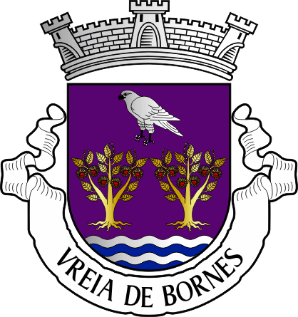 Brasão da freguesia de Vreia de Bornes - Vreia de Bornes civil parish, coat-of-arms Brasão da freguesia de Vreia de Bornes - Vreia de Bornes civil parish, coat-of-arms