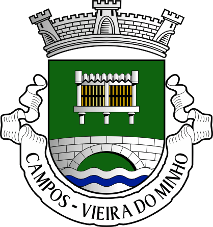 Brasão da antiga freguesia de Campos - Campos former civil parish, coat-of-arms