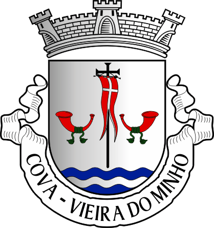 Brasão da antiga freguesia de Cova - Cova former civil parish, coat-of-arms Brasão da antiga freguesia de Cova - Cova former civil parish, coat-of-arms