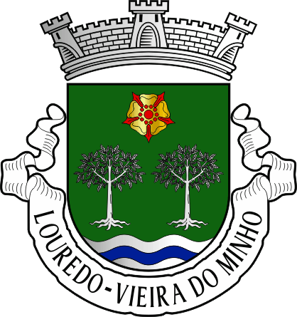 Brasão da freguesia de Louredo - Louredo civil parish, coat-of-arms