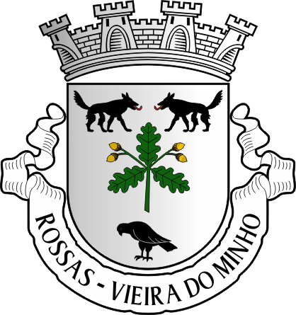 Brasão da freguesia de Rossas - Rossas civil parish, coat-of-arms