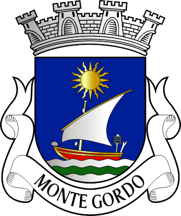 Brasão da freguesia de Monte Gordo - Monte Gordo civil parish, coat-of-arms
