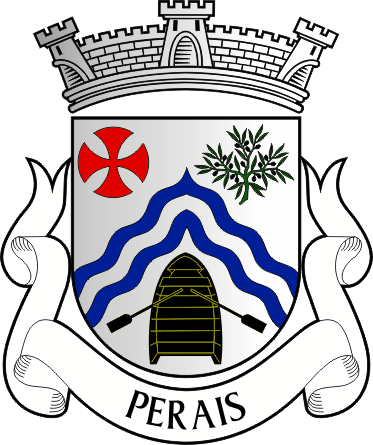 Brasão da freguesia de Perais - Perais civil parish, coat-of-arms Brasão da freguesia de Perais - Perais civil parish, coat-of-arms