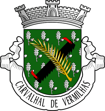Brasão da antiga freguesia de Carvalhal de Vermilhas - Carvalhal de Vermilhas former civil parish, coat-of-arms