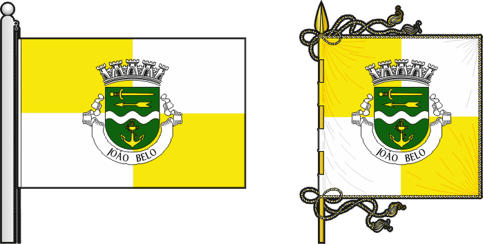 Bandeira e estandarte do Concelho de Gaza - Gaza municipal flag and banner Bandeira e estandarte do Concelho de Gaza - Gaza municipal flag and banner