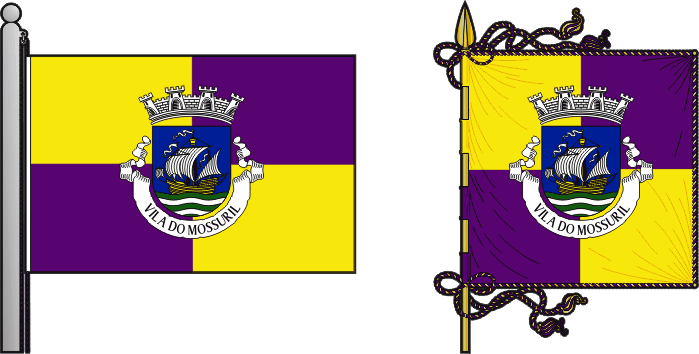 Bandeira e estandarte da Circunscrição do Mossuril - Mossuril circunscription flag and banner