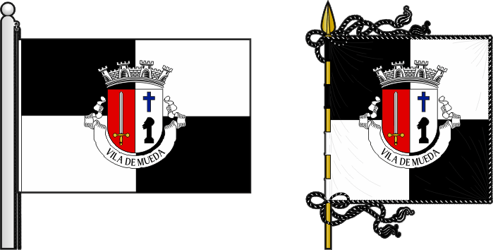 Bandeira e estandarte da circunscrição dos Macondes - Macondes circunscription flag and banner