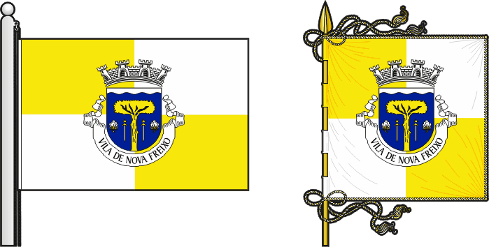 Bandeira e estandarte do Concelho da Amaramba - Amaramba municipal flag and banner