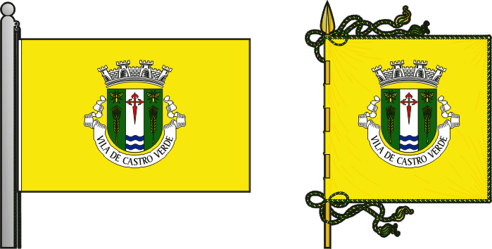 Proposta para a bandeira e estandarte do Município de Castro Verde - Castro Verde municipal flag and banner proposal Proposta para a bandeira e estandarte do Município de Aljezur - Aljezur municipal flag and banner proposal
