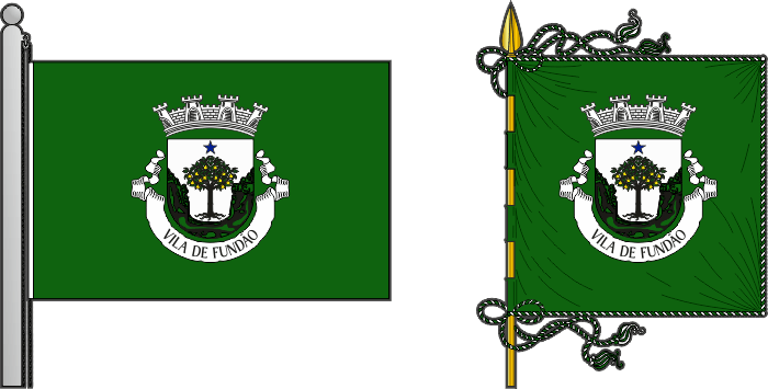 Proposta para a bandeira e estandarte do Município de Fundão - Fundão municipal flag and banner proposal