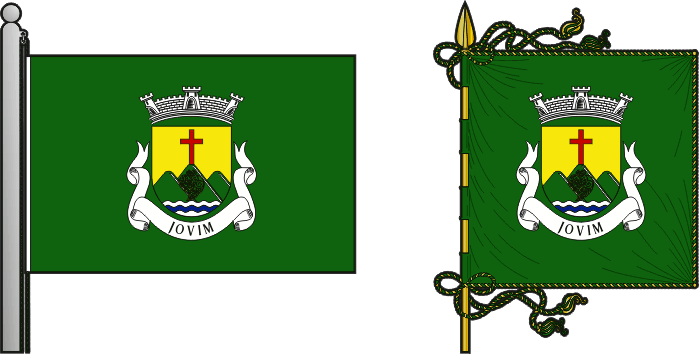 Bandeira e estandarte da antiga freguesia de Jovim - Jovim former civil parish, flag and banner Bandeira e estandarte da antiga freguesia de Jovim - Jovim former civil parish, flag and banner