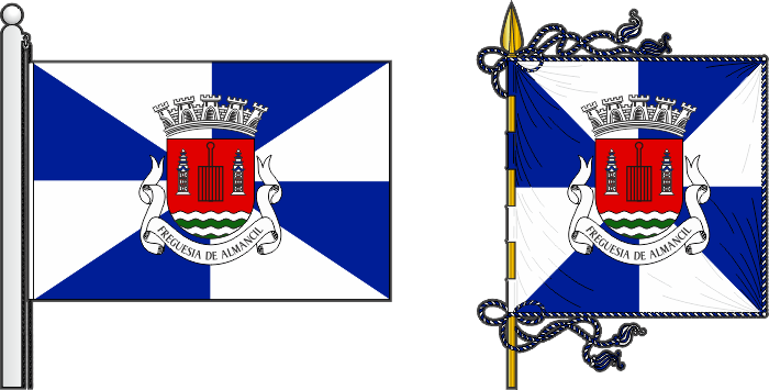 Bandeira e estandarte do Município de Loulé - Loulé municipal flag and banner