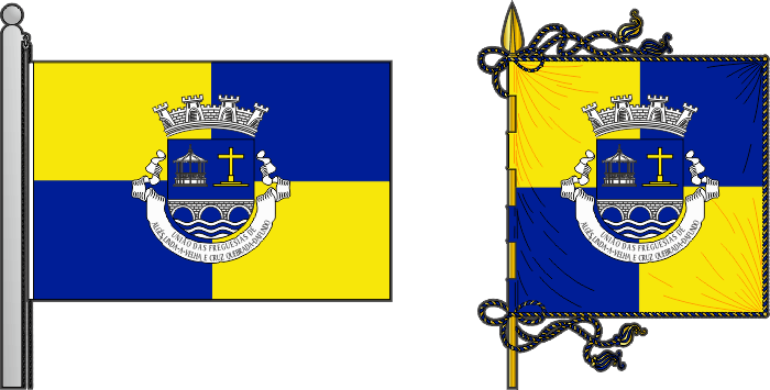 Bandeira e estandarte desconhecidos - Unknown flag and banner