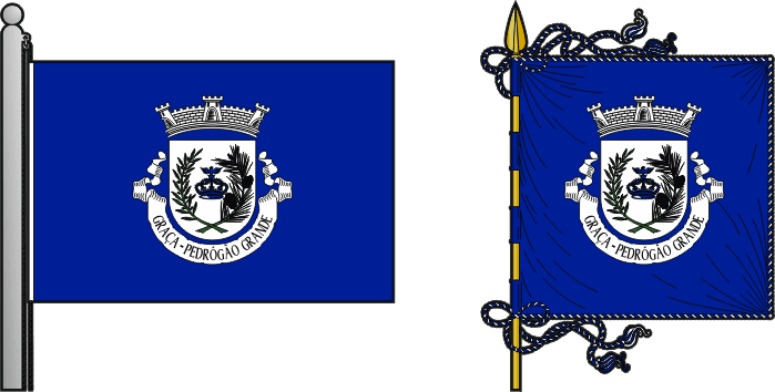 Bandeira e estandarte da freguesia da Graça - Graça civil parish, flag and banner