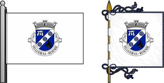 Bandeira e estandarte da antiga freguesia de Felgueiras - Felgueiras former civil parish, flag and banner Bandeira e estandarte da antiga freguesia de Felgueiras - Felgueiras former civil parish, flag and banner