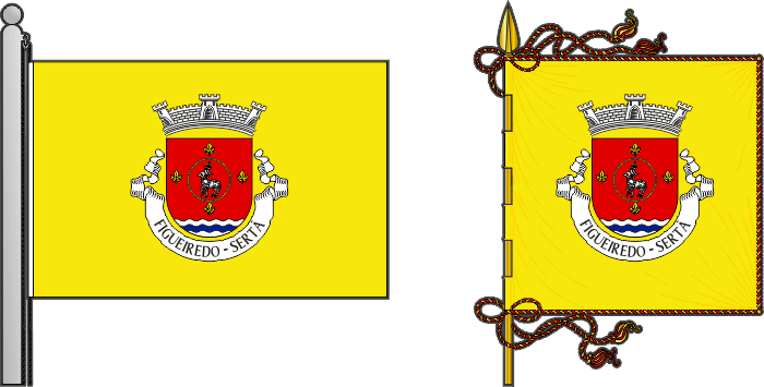 Bandeira e estandarte da antiga freguesia de Figueiredo - Figueiredo former civil parish, flag and banner Bandeira e estandarte da antiga freguesia de Figueiredo - Figueiredo former civil parish, flag and banner