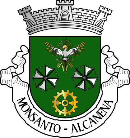 Brasão da freguesia de Monsanto - Monsanto civil parish, coat-of-arms