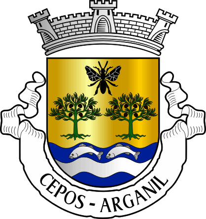 Brasão da antiga freguesia de Cepos - Cepos former civil parish, coat-of-arms