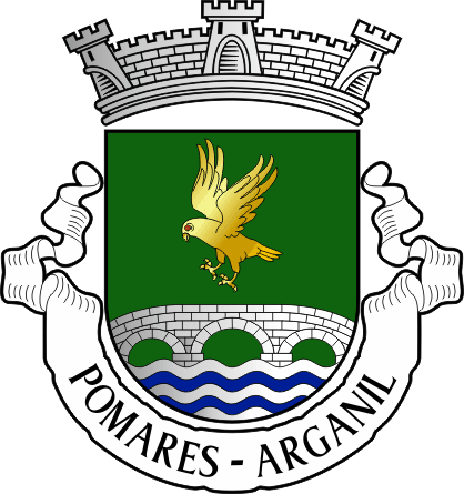 Brasão da freguesia de Pomares - Pomares civil parish, coat-of-arms Brasão da freguesia de Pomares - Pomares civil parish, coat-of-arms