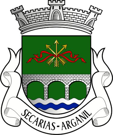 Brasão da freguesia de Secarias - Secarias civil parish, coat-of-arms