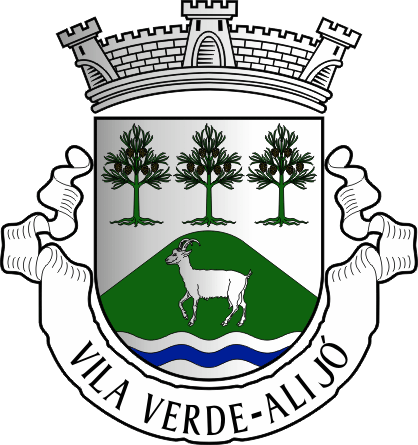 Brasão da Freguesia de Vila Verde - Vila Verde civil parish, coat-of-arms Brasão da Freguesia de Vila Verde - Vila Verde civil parish, coat-of-arms
