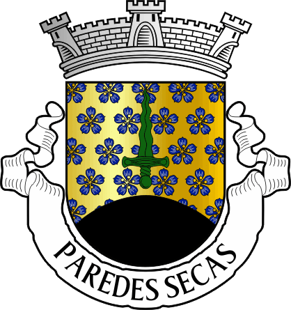 Brasão da antiga freguesia de Paredes Secas - Paredes Secas former civil parish, coat-of-arms