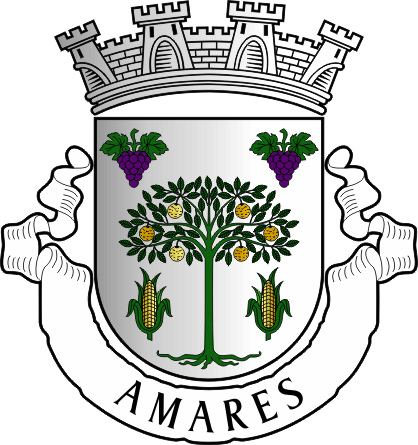 Brasão do Município de Amares - Amares municipal coat-of-arms Brasão do Município de Amares - Amares municipal coat-of-arms