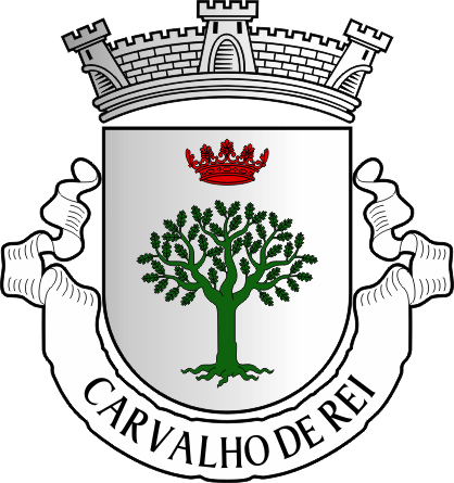 Brasão da antiga freguesia de Carvalho de Rei - Carvalho de Rei former civil parish, coat-of-arms Brasão da antiga freguesia de Carvalho de Rei - Carvalho de Rei former civil parish, coat-of-arms