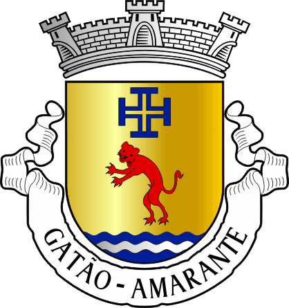 Brasão da antiga freguesia de Gatão - Gatão former civil parish, coat-of-arms