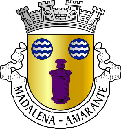 Brasão da antiga freguesia de Madalena - Madalena former civil parish, coat-of-arms