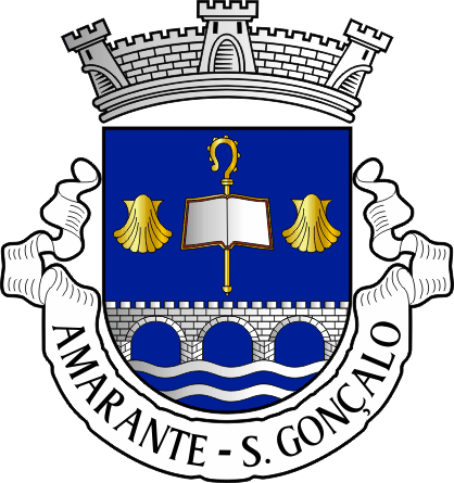 Brasão da antiga freguesia de Amarante (São Gonçalo) - Amarante (São Gonçalo) former civil parish, coat-of-arms