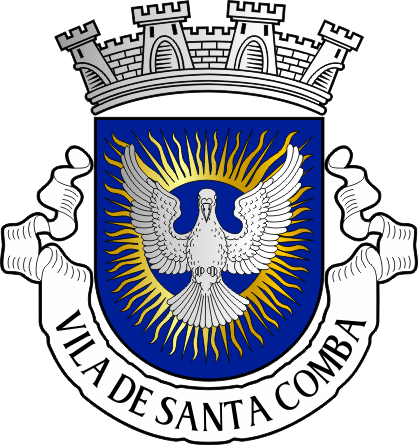 Brasão do Concelho de Santa Comba - Santa Comba municipal coat-of-arms Brasão do Concelho de Santa Comba - Santa Comba municipal coat-of-arms