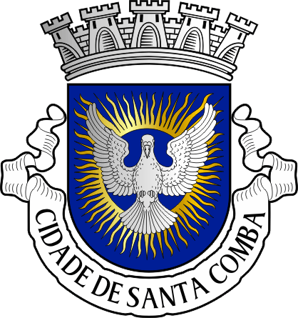 Brasão do Concelho de Santa Comba - Santa Comba municipal coat-of-arms Brasão do Concelho de Santa Comba - Santa Comba municipal coat-of-arms