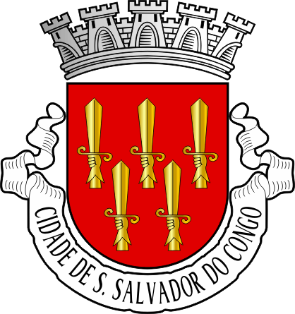 Brasão do Concelho de São Salvador do Congo - São Salvador do Congo municipality coat-of-arms Brasão do Concelho de São Salvador do Congo - São Salvador do Congo municipality coat-of-arms