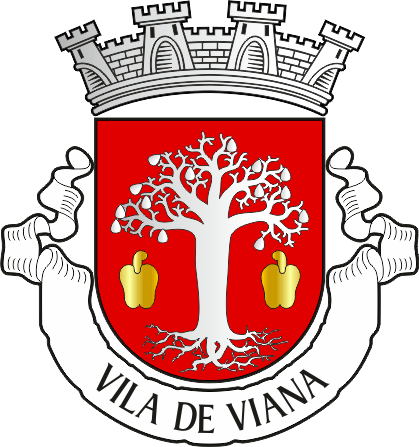 Brasão do Concelho de Viana - Viana municipal coat-of-arms Brasão do Concelho de Viana - Viana municipal coat-of-arms