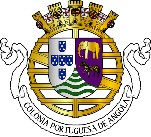 Brasão da colónia de Angola - Angola colony coat-of-arms Brasão da colónia de Angola - Angola colony coat-of-arms