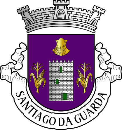 Brasão da freguesia de Santiago da Guarda - Santiago da Guarda civil parish, coat-of-arms Brasão da freguesia de Santiago da Guarda - Santiago da Guarda civil parish, coat-of-arms