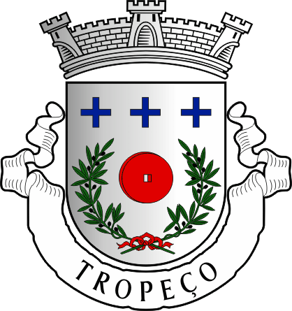 Brasão da freguesia de Tropeço - Tropeço civil parish, coat-of-arms Brasão da freguesia de Tropeço - Tropeço civil parish, coat-of-arms