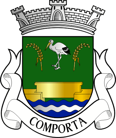 Brasão da freguesia de Comporta - Comporta civil parish, coat-of-arms Brasão da freguesia de Comporta - Comporta civil parish, coat-of-arms