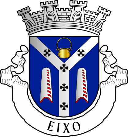 Brasão da antiga freguesia de Eixo - Eixo former civil parish, coat-of-arms Brasão da antiga freguesia de Eixo - Eixo former civil parish, coat-of-arms
