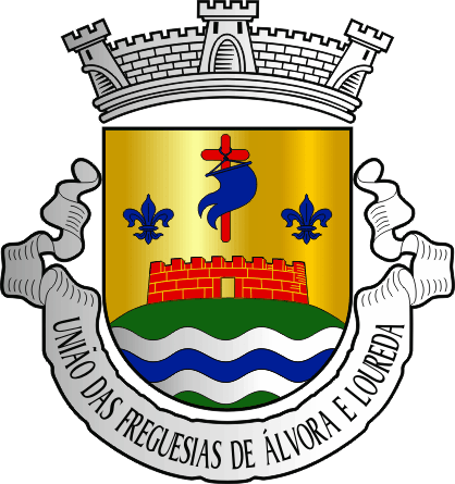 Brasão da União das freguesias de Álvora e Loureda - Álvora and Loureda civil parishes union coat-of-arms
