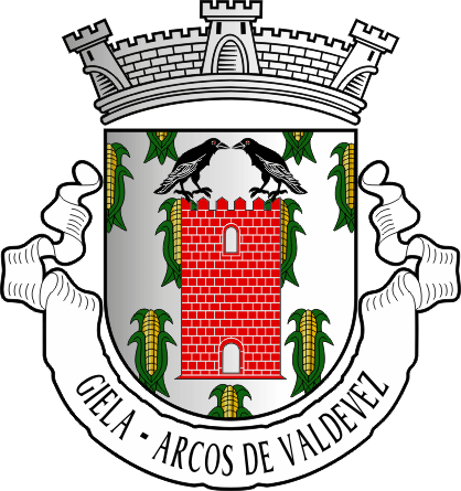 Brasão da antiga freguesia de Giela - Giela former civil parish, coat-of-arms