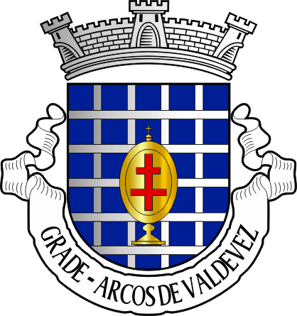Brasão da antiga freguesia de Grade - Grade former civil parish, coat-of-arms Brasão da antiga freguesia de Grade - Grade former civil parish, coat-of-arms