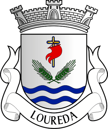 Brasão da antiga freguesia de Loureda - Loureda former civil parish, coat-of-arms