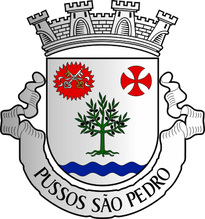 Brasão da Freguesia de Pussos São Pedro - Pussos São Pedro civil parish, coat-of-arms