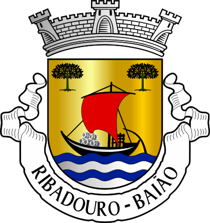 Brasão da antiga freguesia de Ribadouro - Ribadouro former civil parish, coat-of-arms Brasão da antiga freguesia de Ribadouro - Ribadouro former civil parish, coat-of-arms