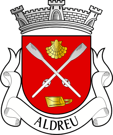 Brasão da freguesia de Aldreu - Aldreu civil parish, coat-of-arms Brasão da freguesia de Aldreu - Aldreu civil parish, coat-of-arms