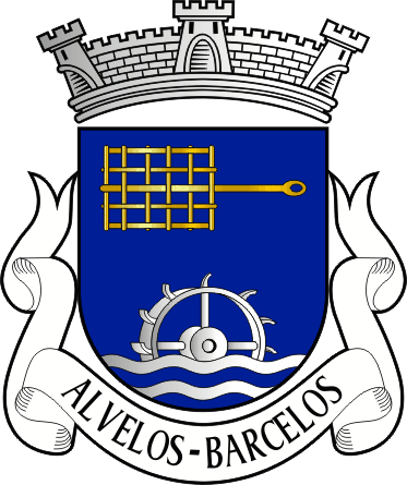 Brasão da freguesia de Alvelos - Alvelos civil parish, coat-of-arms Brasão da freguesia de Alvelos - Alvelos civil parish, coat-of-arms