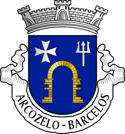 Brasão da freguesia de Arcozelo - Arcozelo civil parish, coat-of-arms Brasão da freguesia de Arcozelo - Arcozelo civil parish, coat-of-arms