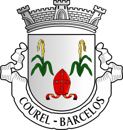 Brasão da antiga freguesia de Courel - Courel former civil parish, coat-of-arms Brasão da antiga freguesia de Courel - Courel former civil parish, coat-of-arms